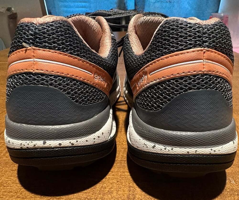 Gravity Defyer G-Defy Mighty Walk Women's Athletic Shoes Gray and Salmon Size 9 - Picture 2 of 14